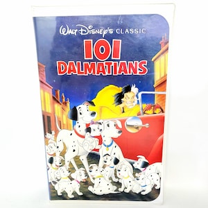 Walt Disney's 101 Dalmatians VHS 1961 Black Diamond Clam Shell Case Rare 1985 Animation Cartoon Video RARE