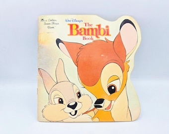 ヴィンテージ ディズニー ゴールデン スーパーシェイプブック バンビ 