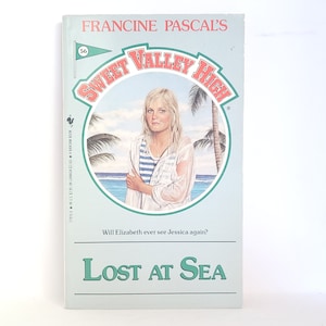Sweet Valley High 56 Lost at Sea Francine Pascal Kate William Vintage Book Paperback Young Adult 1989 Bantam Books 80s YA