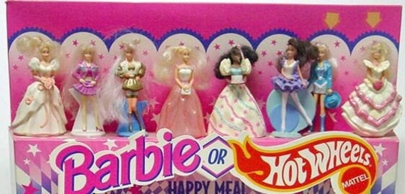 Barbie romantique mariee aux cheveux lavables vintage McDonalds jouet Happy Meal 1993 figurine neuve dans son emballage Etsy France