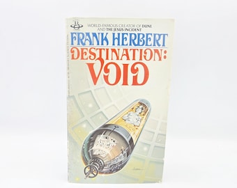 Destination Void de Frank Herbert, libro de bolsillo de ciencia ficción clásico de 1965, Berkley Book, 19.ª edición, muy buen estado, RARO.