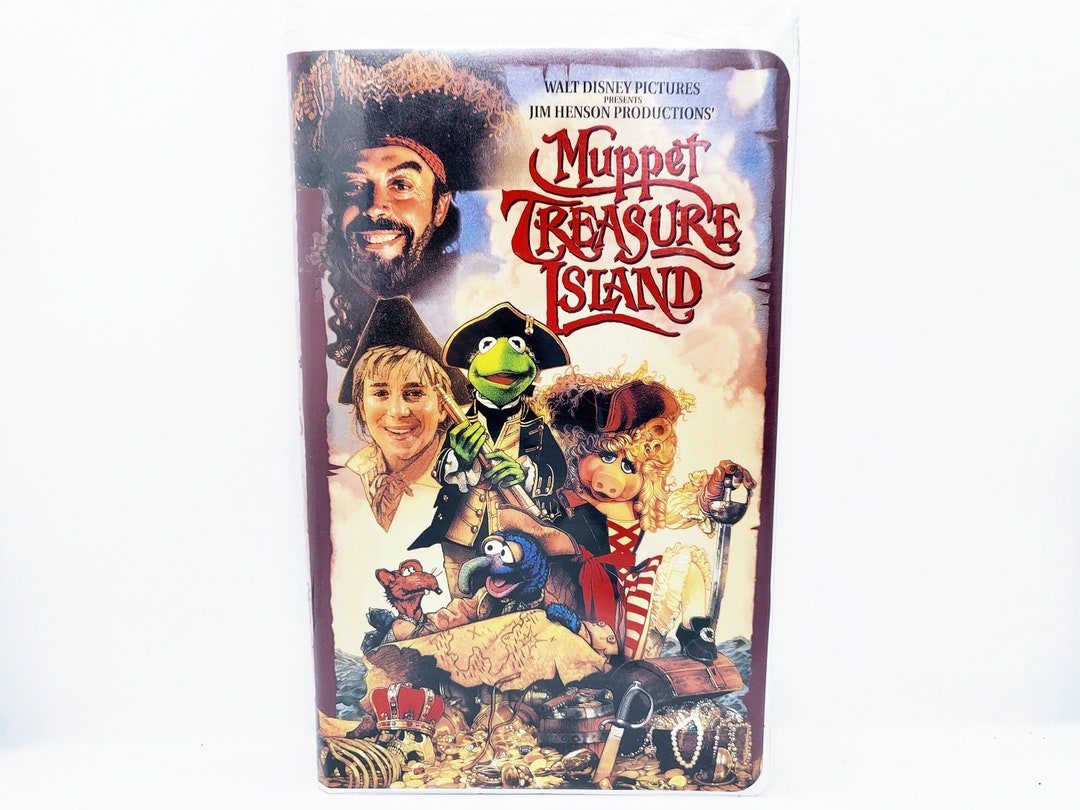 Muppet Treasure Island 1994 Vintage VHS Tape Jim Henson's Muppets Walt ...