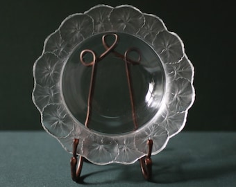 LALIQUE France Clear Crystal PINSON Finches BIRD 9.5