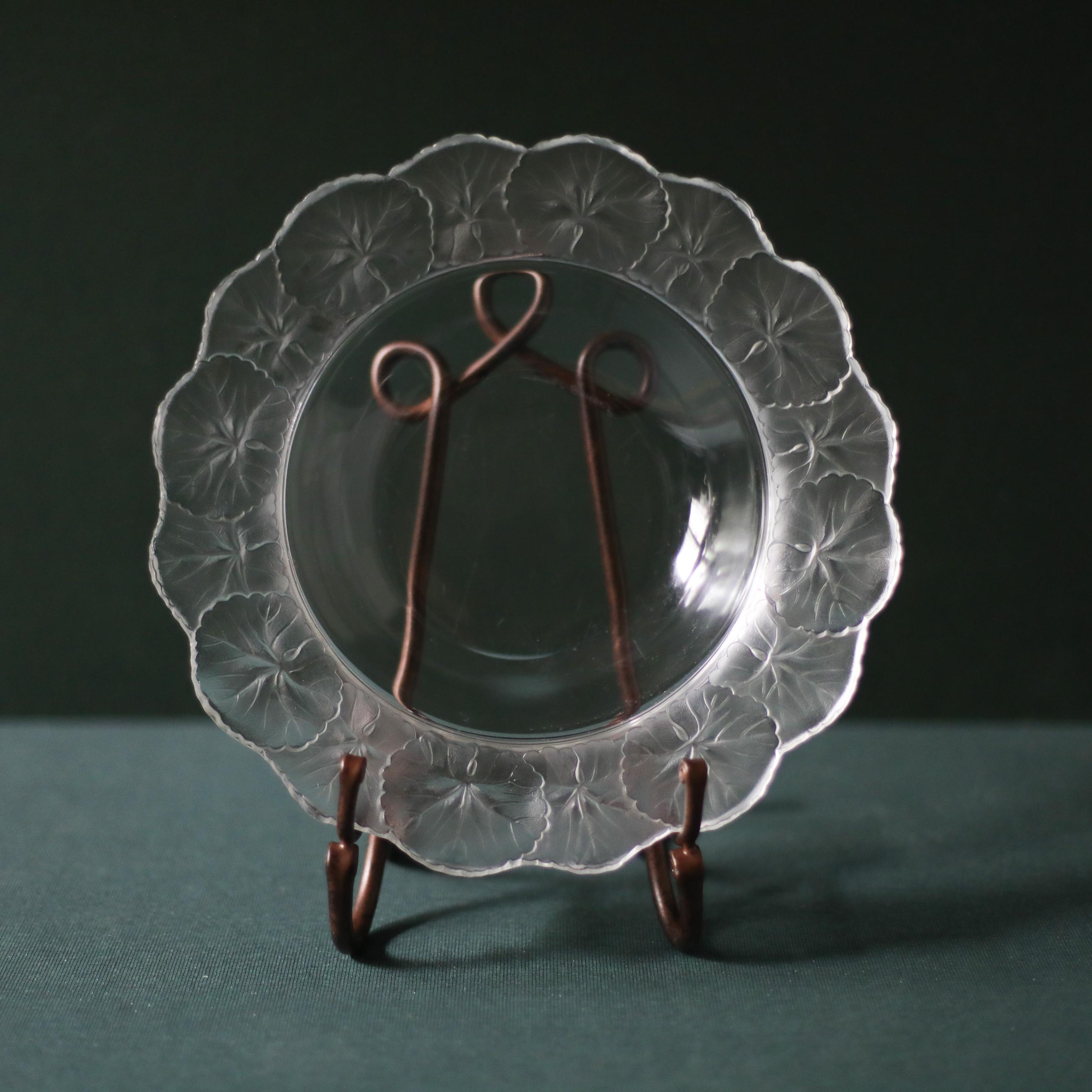 Lalique Crystal Plates - Etsy Canada