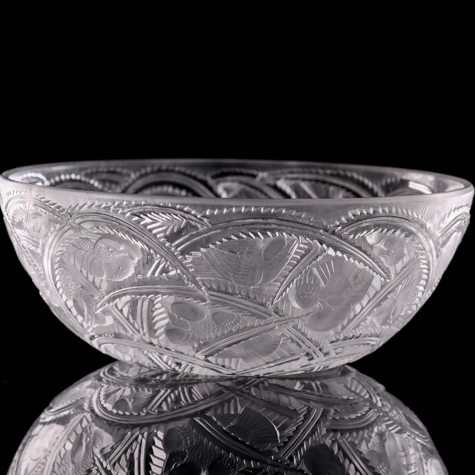 Vintage lalique bowl - Etsy 日本