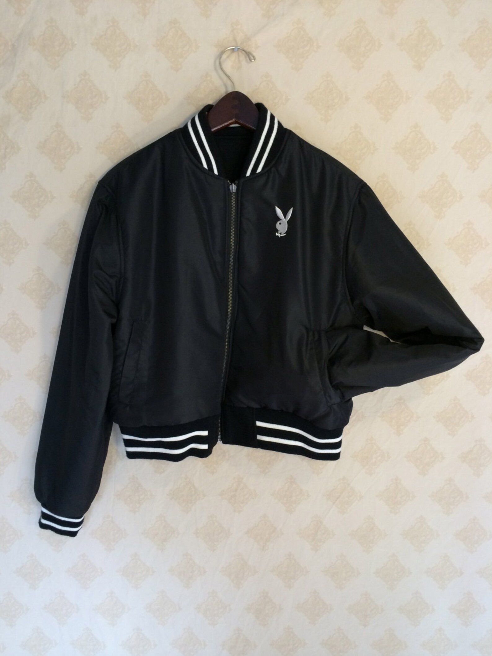 PLAYBOY REVERSIBLE LETTERMAN Jacket authentic playboy jacket Etsy