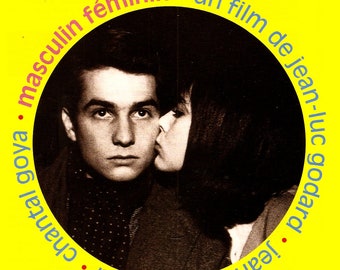 Masculin Féminin Chirashi Poster