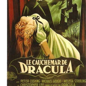 Le Cauchemar De Dracula (Horror of Dracula) Postcard