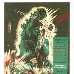 Godzilla Postcard