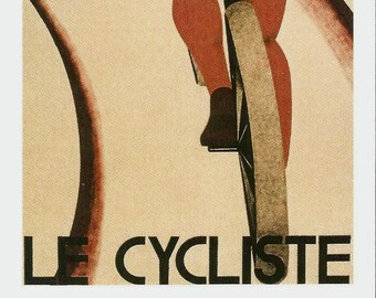 Le Cycliste (3.5" x 5.5" Postcard)