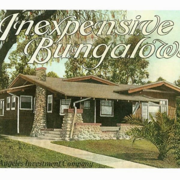 Inexpensive Bungalow 3.5" x 5.5" Postcard