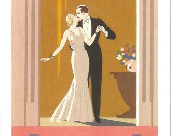 Art-Deco Postcard (3.5" x 5.5")