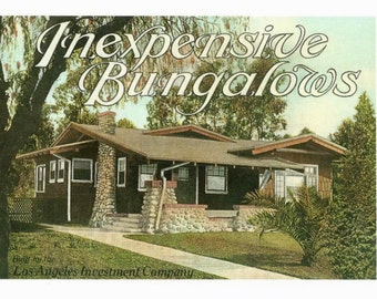 Inexpensive Bungalow 3.5" x 5.5" Postcard