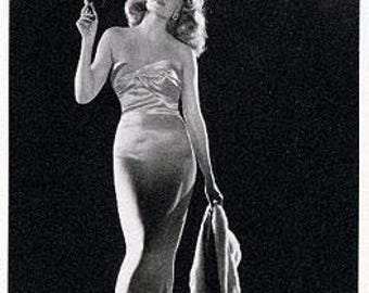 Rita Hayworth 4x6 Postcard