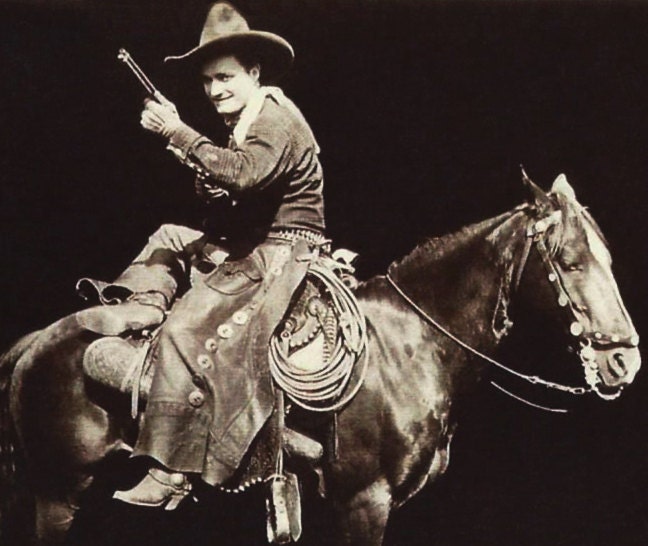 Tom Mix and Tony Postcard - Etsy