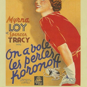 Whipsaw 4x6 Postcard Myrna Loy