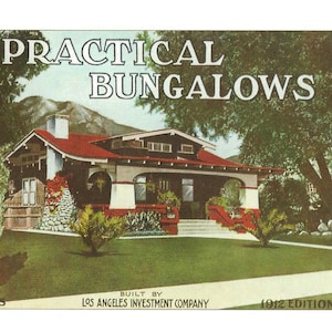 Cartão Postal California Bungalow 3,5" x 5,5"