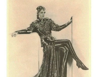 Greta Garbo Postcard