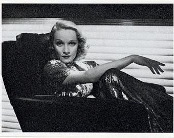 Marlene Dietrich, 1936 Postcard
