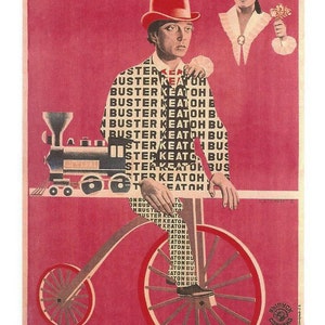 Buster Keaton Postcard