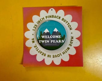 Twin Peaks Pinback Button