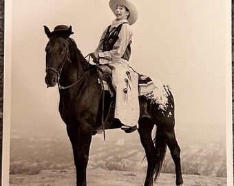 Pee Wee Herman Cowboy Postcard