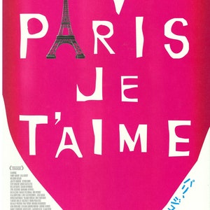 Paryż, plakat Je T'aime Chiarshi