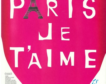 Paris, Je T'aime Chiarshi Poster