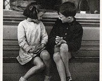 Postcard of Paulette et Andre, Paris 1949 by Brassai