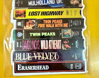 David Lynch VHS Retro Sticker