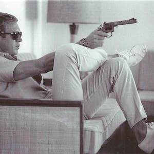 Steve McQueen 4x6 Postkarte
