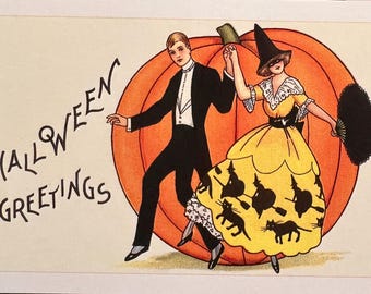 Halloween Dance Postcard