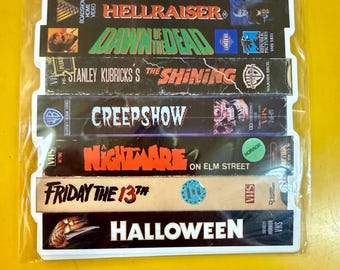 Horror VHS Sticker