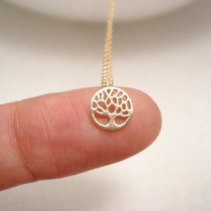 ネックレス・ペンダント EOU STUDIO THE TREE N1GOLD Tiny Tree Necklacegold, Silver or Rose Gold, Simple Tree