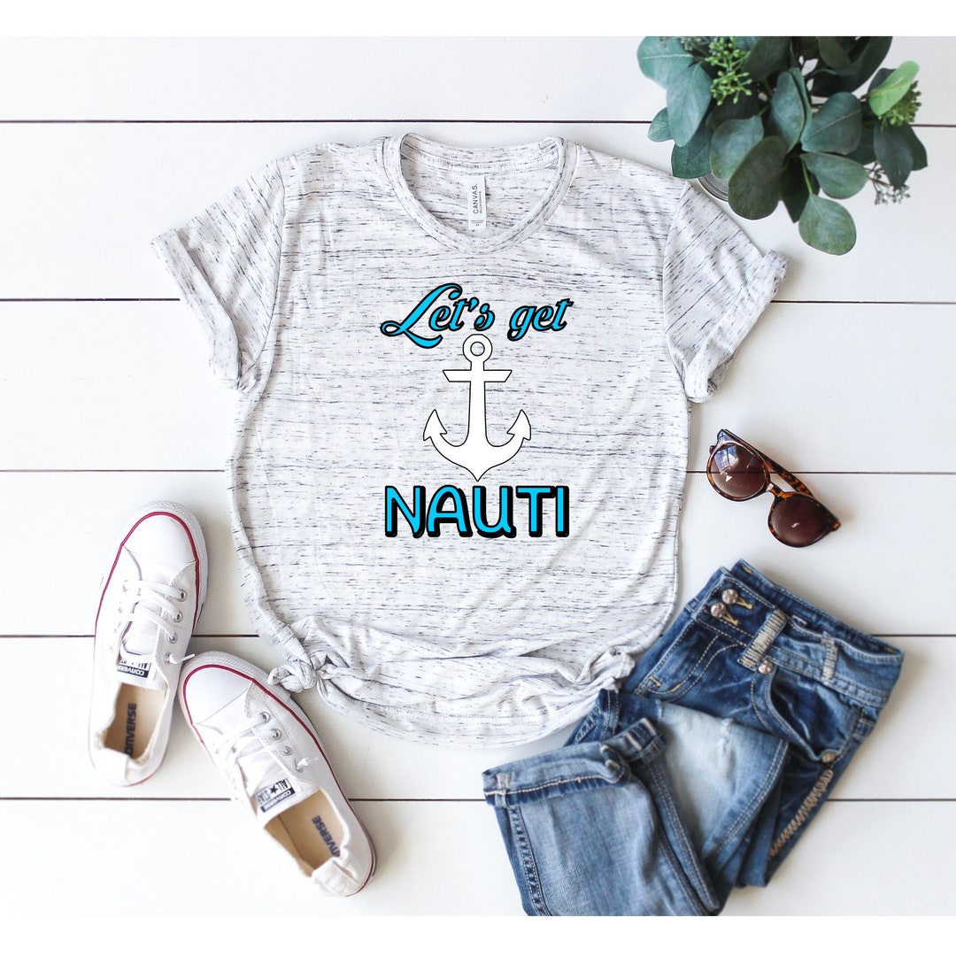 Let's Get Naughty T-shirt - Etsy