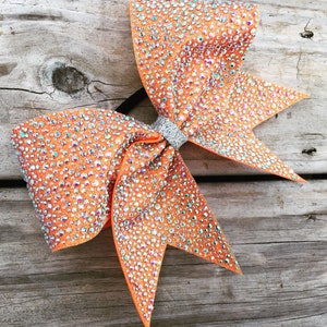 Brandy Rhinestone Cheer Bow