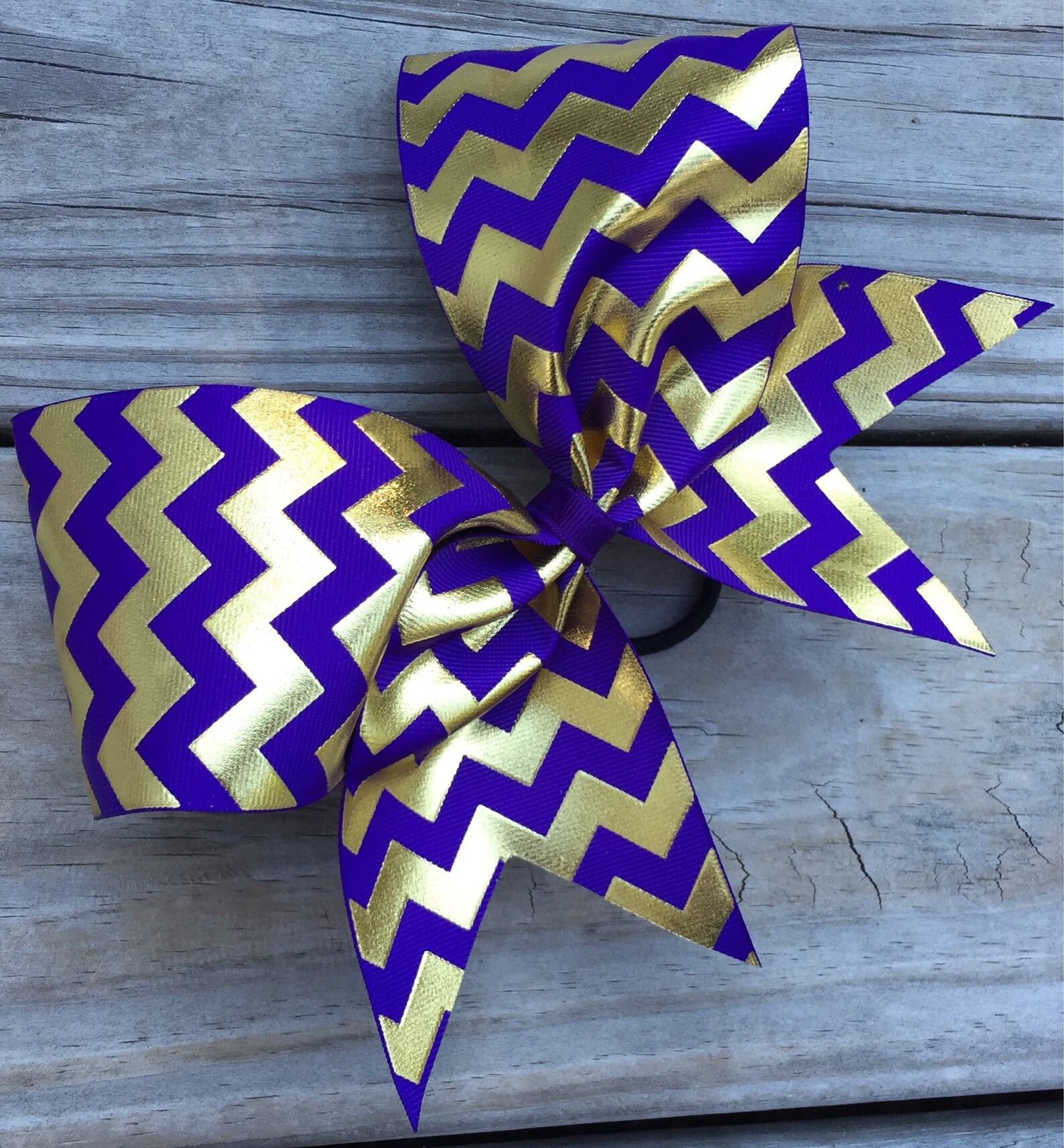 Gold Foil Chevron Design on Ribbon - Etsy