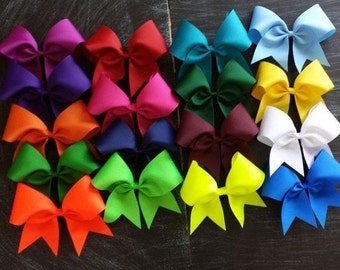 Ribbon cheer bow. Bulk discounts.