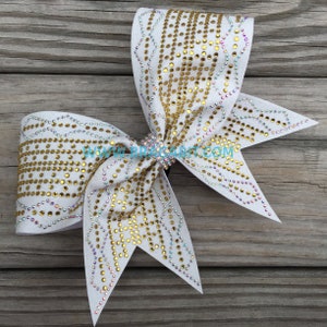 Atara Rhinestone Cheer Bow