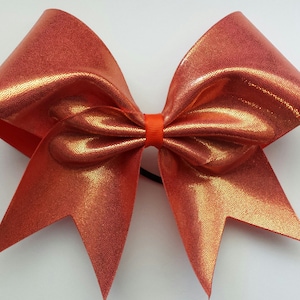 Orange Cheer Bow