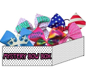 Cheerleading Mystery Bow Box/ Cheerleading Gift/ Cheerleader Gift/ Gift for cheerleader/ Christmas Gift for Cheerleader