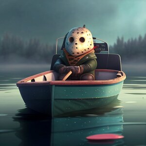 Jason Vorhees in Pixar Style - AI Art