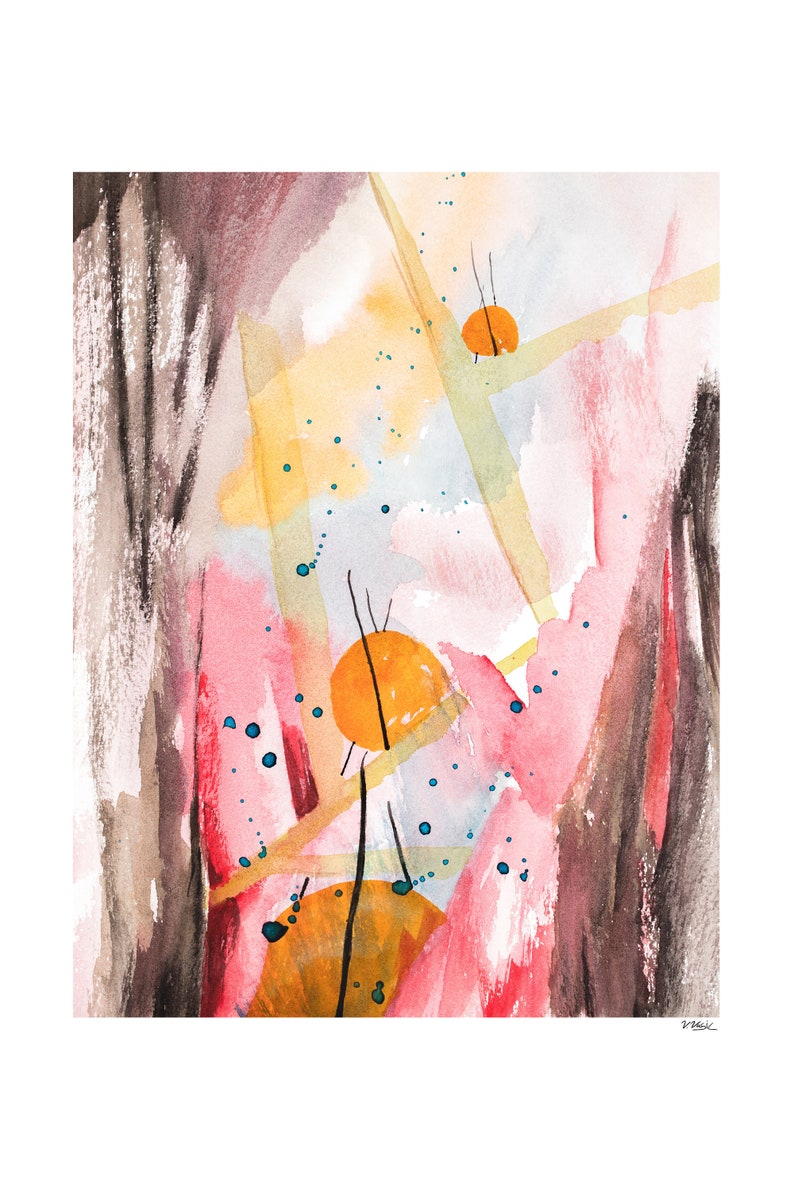 Abstract by Vasil Vasilev Art Modern Contemporary Home | Etsy