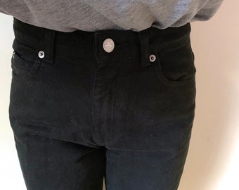 Vintage Calvin Klein black bell bottom jeans