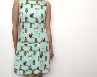 Nicole miller pina colada shift dress