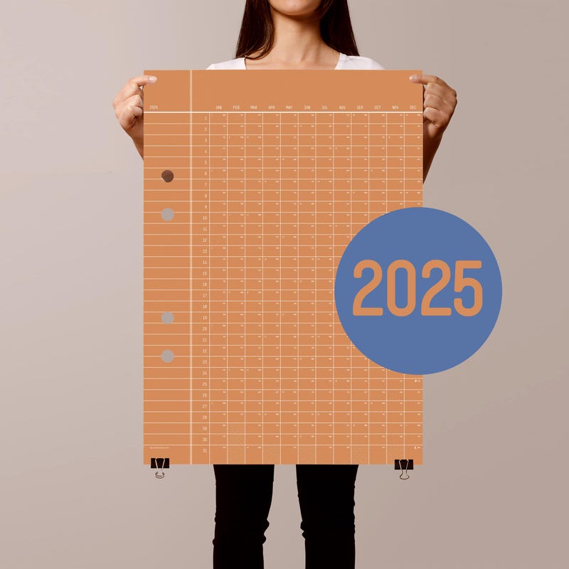 2025 Wall Planner - Etsy UK