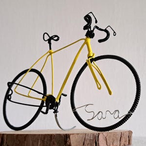 Gift for cyclists. Fathers Day bike gift. cyclist birthday topper and keepsake.