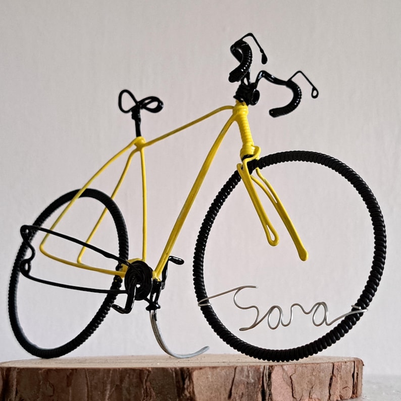 Gift for cyclists. Fathers Day bike gift. cyclist birthday topper and keepsake.