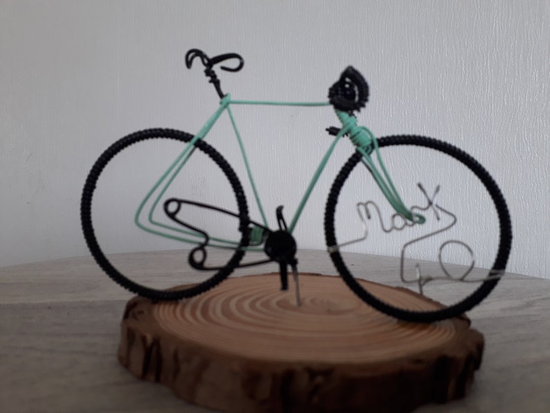 Cadeau pour cyclistes, Cadeau de Noël dornement de vélo. Mint