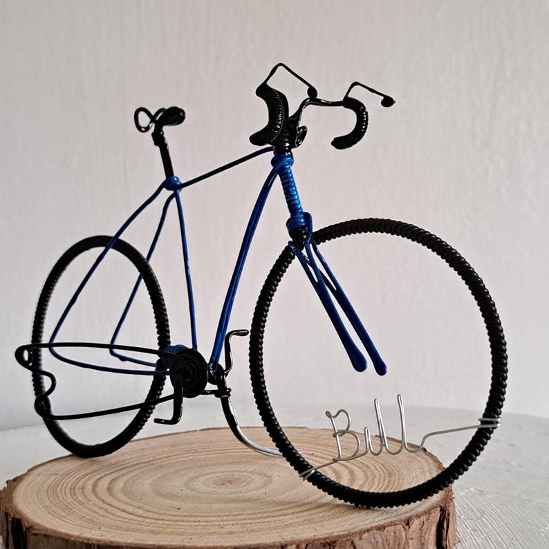 Gift for cyclists. Fathers Day bike gift. cyclist birthday topper and keepsake.